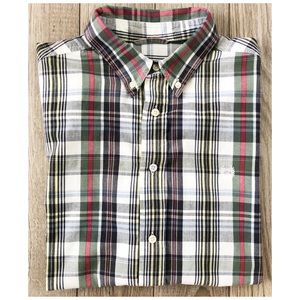 Chaps ♥️ Ralph Lauren Plaid Short Sleeve Shirt